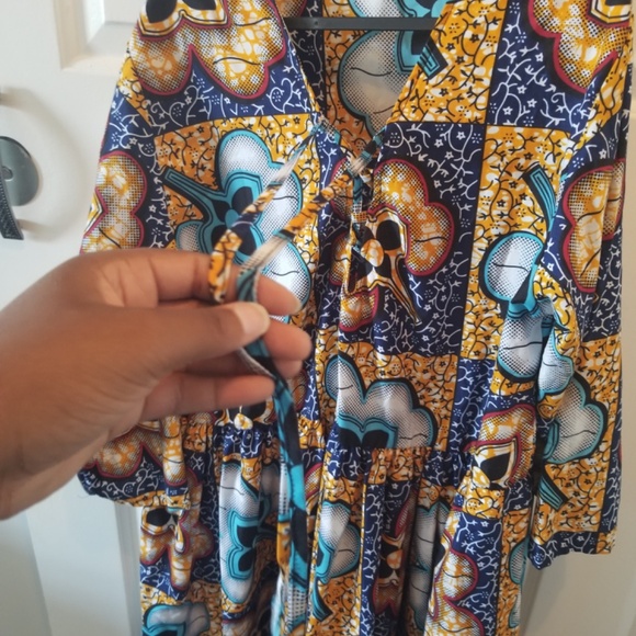 Multi-Patterned Maxi Dress - Picture 4 of 6